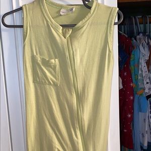 Sleeveless zipper romper. Kyte Baby. EUC. Kiwi.